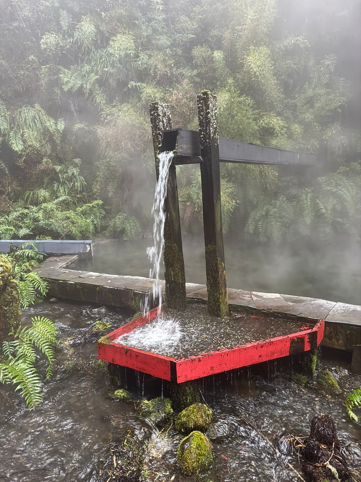 Aguas termales en Termas Geométricas