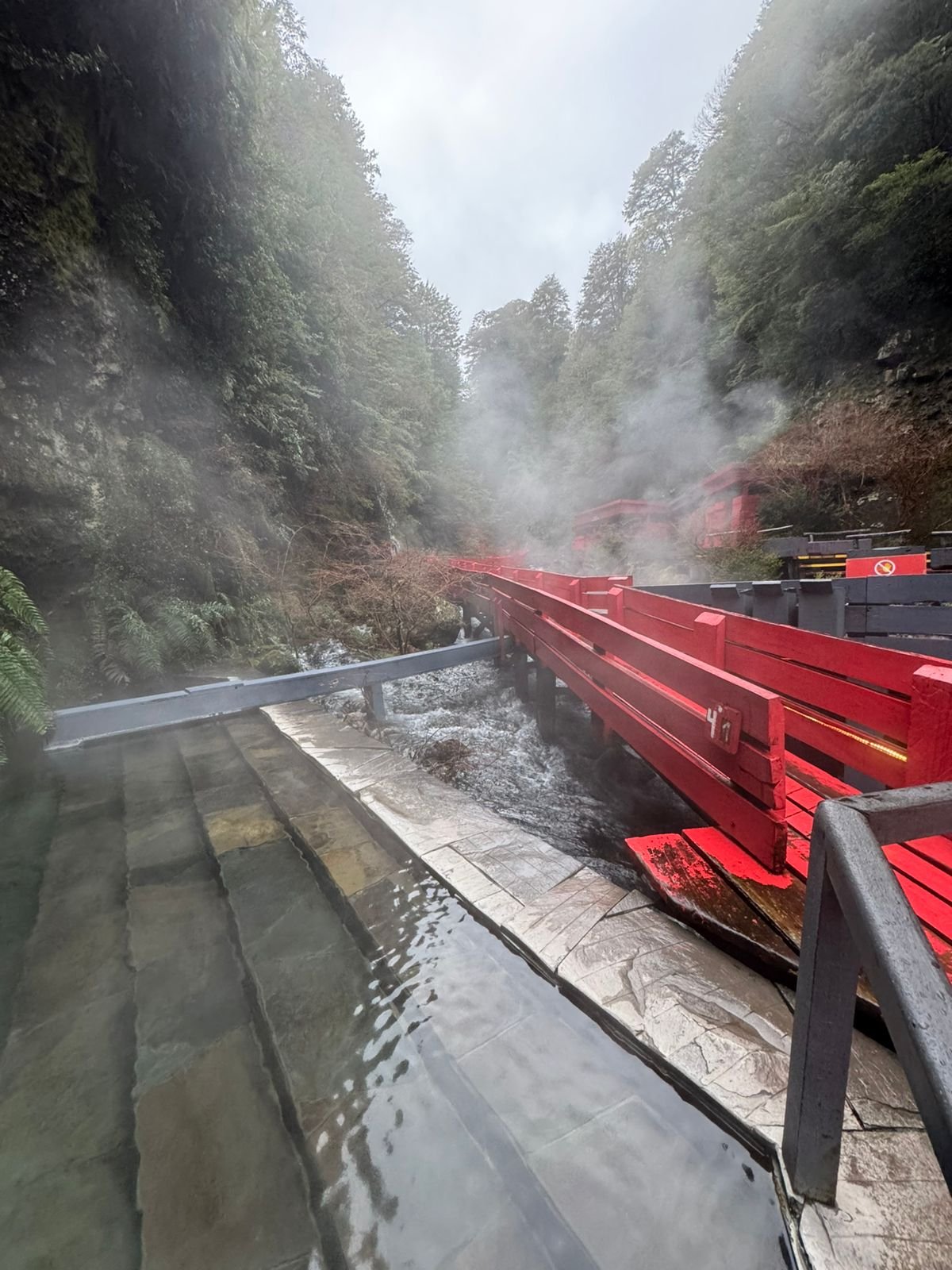 Aguas termales en Termas Geométricas